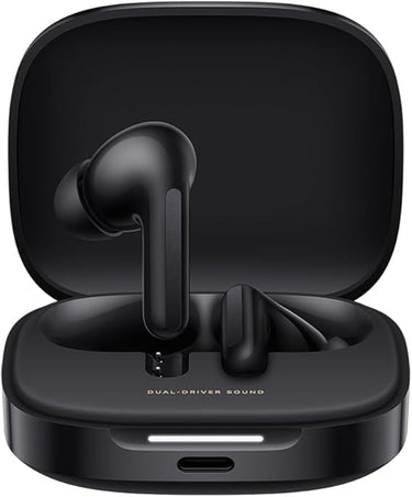Xiaomi Redmi Buds 6 - Auriculares inalámbrico, cancelación de Ruido, Ligero, 10 Horas de autonomía y 42 Horas con el Estuche de Carga, Bluetooth, Negro (Versión ES)